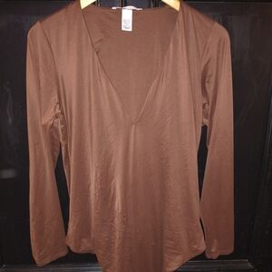 Victoria Secret Bodysuit V Neck EUC